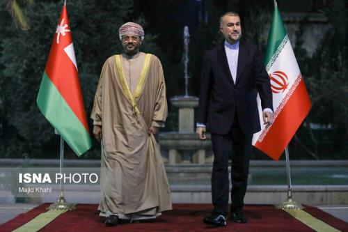 رایزنی وزیران خارجه ایران و عمان در رابطه با اوضاع غزه