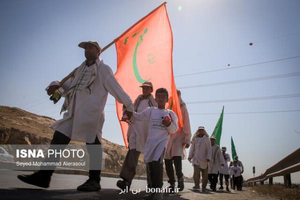 ورود بیش از ۴۵۰ هزار زائر پیاده به مشهد در دهه پایانی صفر