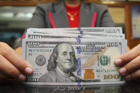 نرخ خرید دلار در بانك ها بعلاوه قیمت ارز مسافرتی