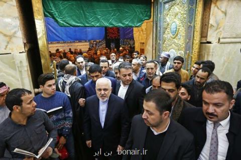 بازدید ظریف از طرح توسعه حرم امام حسین(ع)
