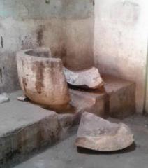 سنگاب قدیمی حسن آباد شكست