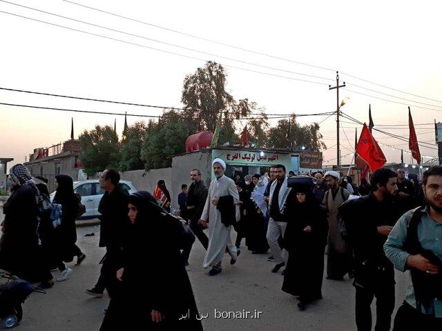 بازگشت بدون معطلی زوار از مرز مهران، ناوگان لرستان با تمام ظرفیت حضور دارد