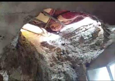 سقف نمازگاه شیخ هادی نجم آبادی فروریخت